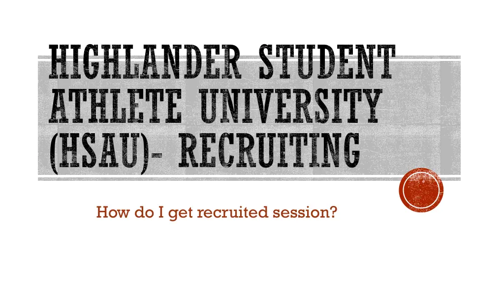 highlander student athlete university hsau n.w