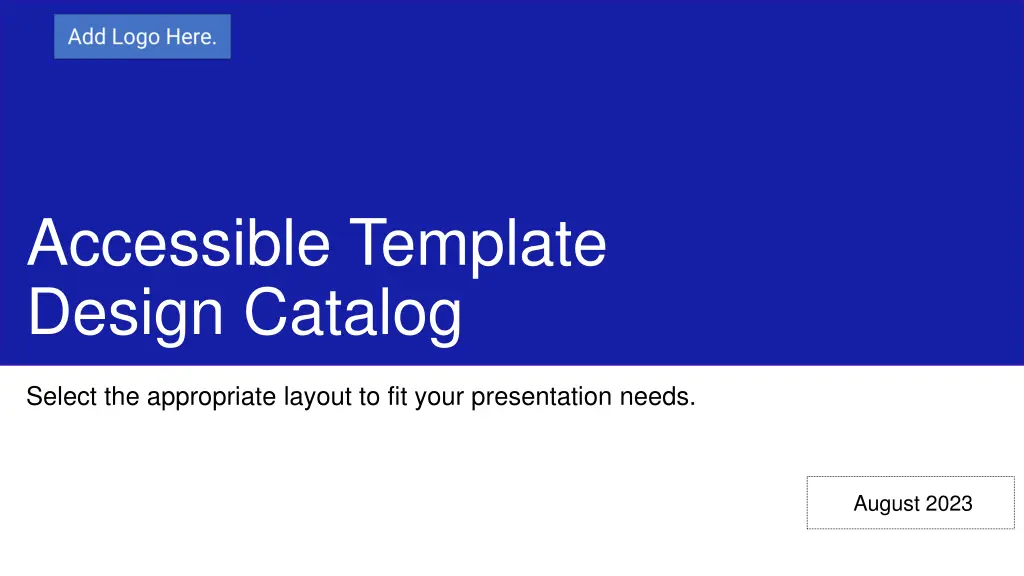 accessible template design catalog n.w