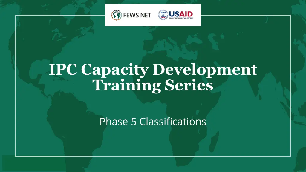 ipc capacity development training series n.w