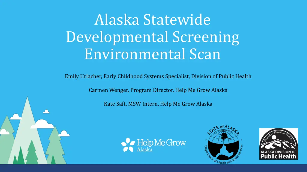 alaska statewide developmental screening n.w