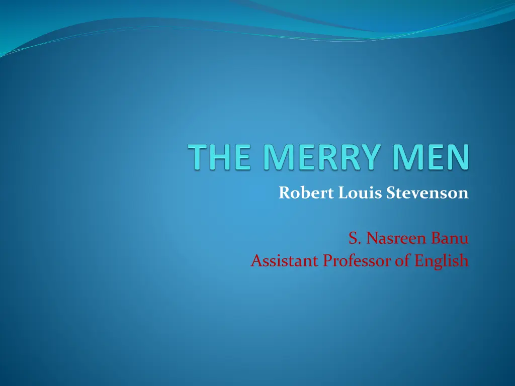 robert louis stevenson n.w