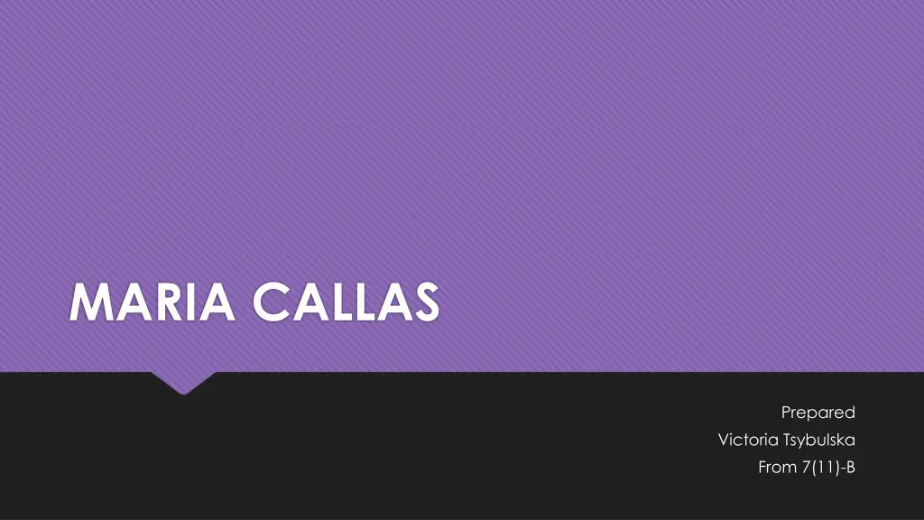 maria callas n.w