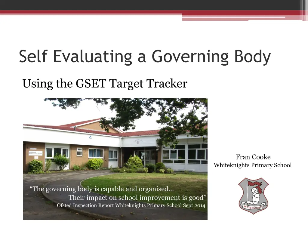 self evaluating a governing body n.w