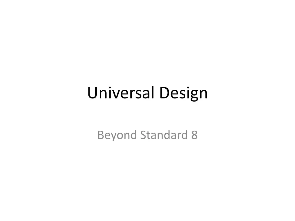 universal design n.w