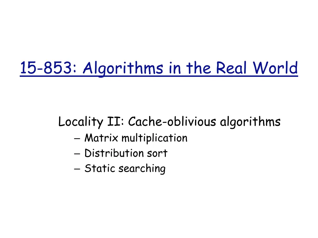 15 853 algorithms in the real world n.w