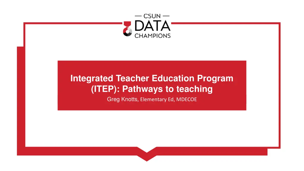integrated teacher education program itep n.w