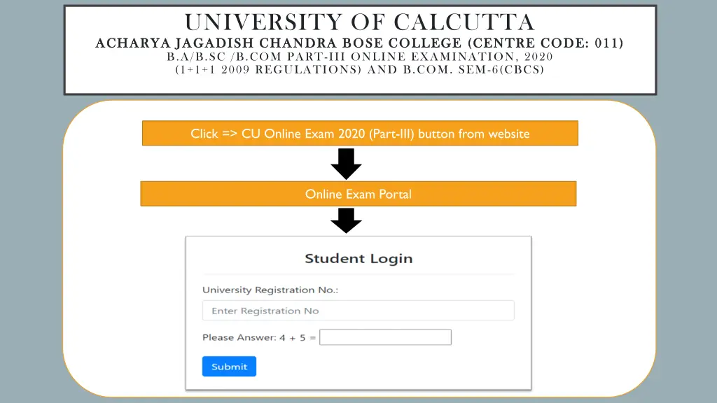 university of calcutta acharya jagadish chandra n.w
