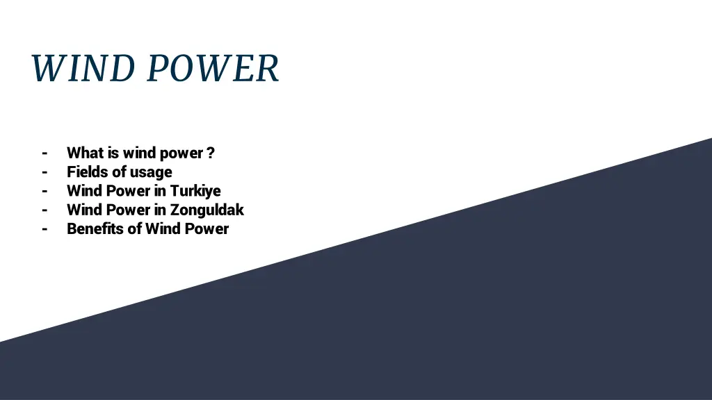 wind power n.w