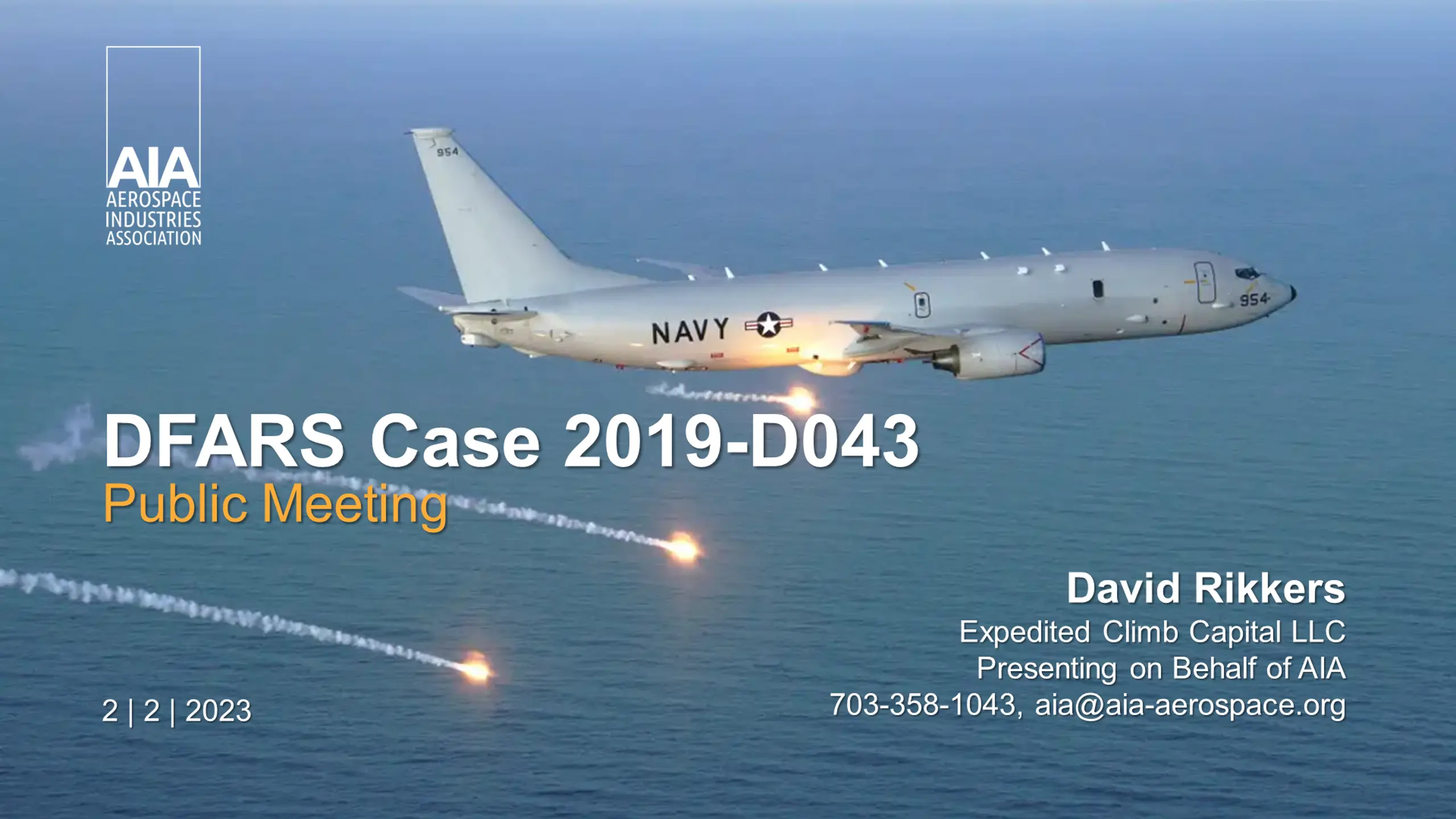 DFARS Case 2019-D043 Public Meeting