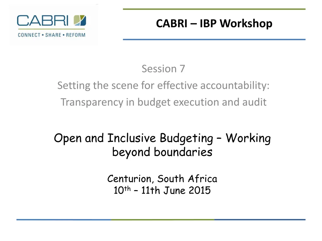 cabri ibp workshop n.w