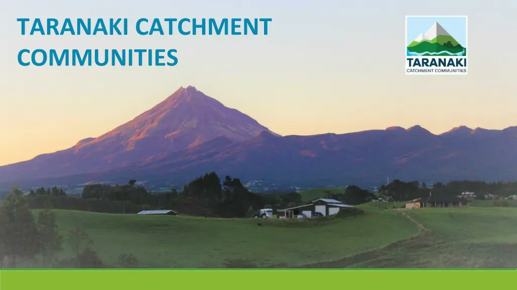 taranaki catchment communities n.w