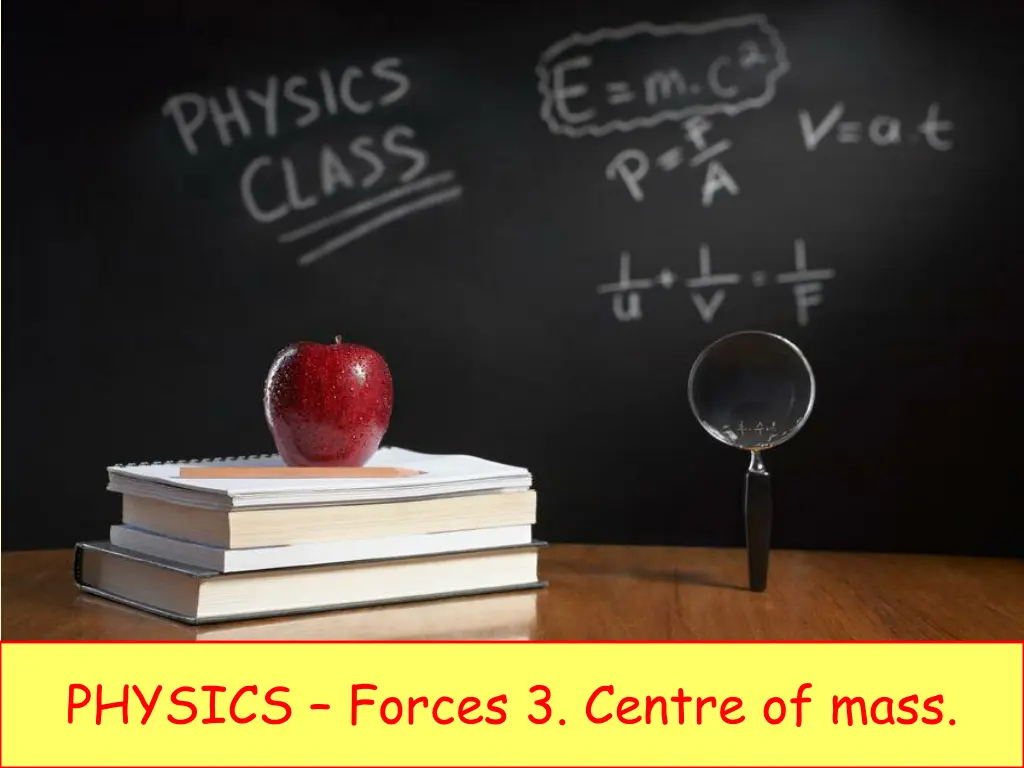 physics forces 3 centre of mass n.w
