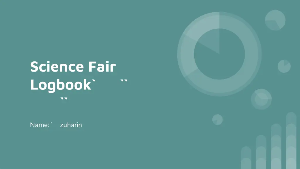 science fair logbook n.w