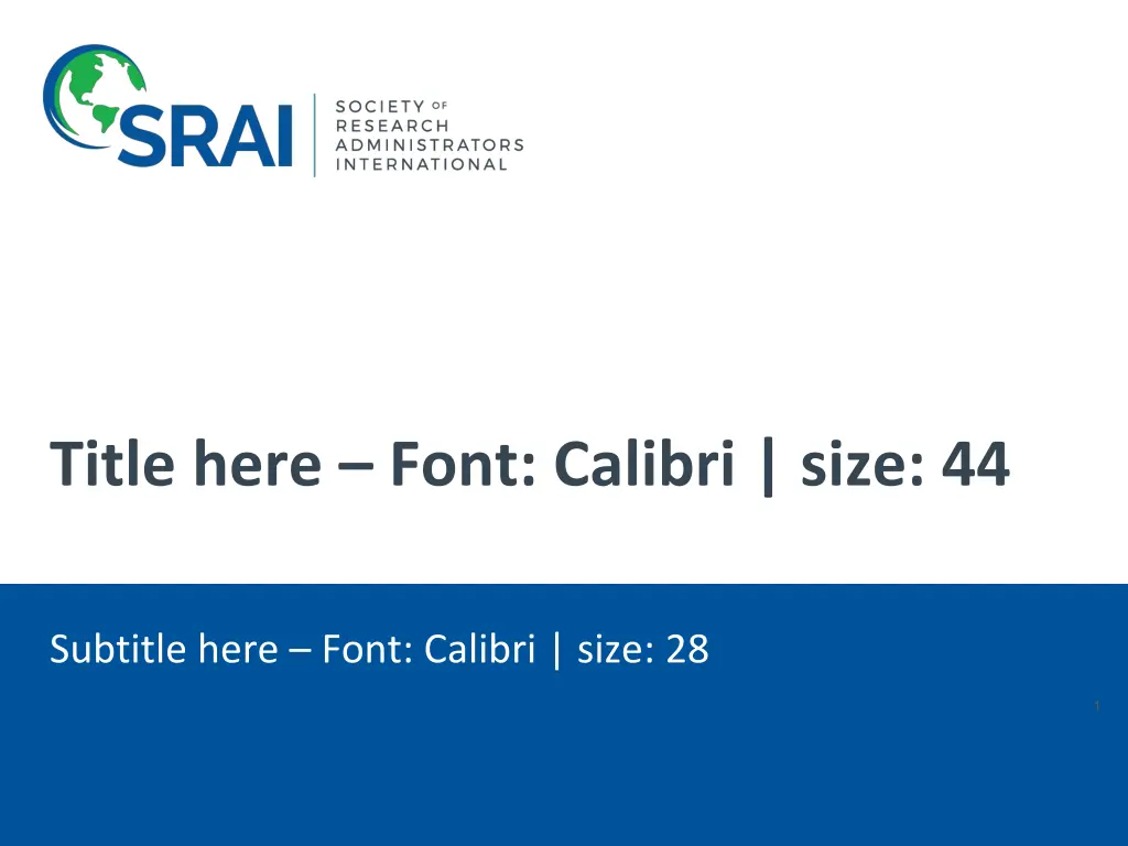 title here font calibri size 44 n.w