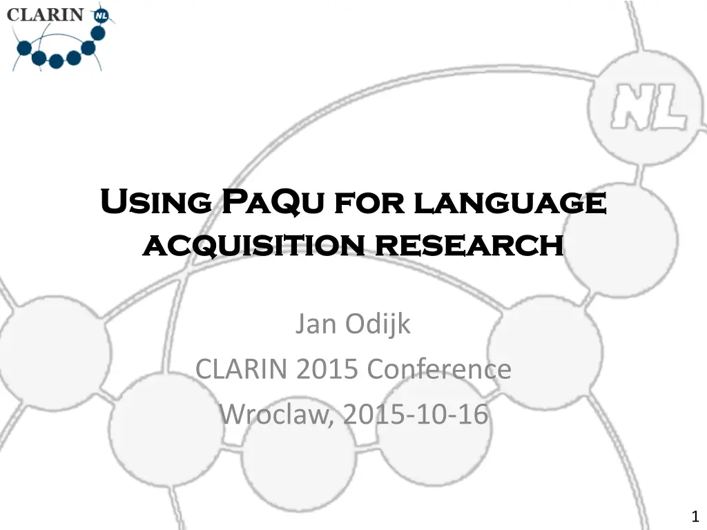 using using paqu acquisition research acquisition n.w