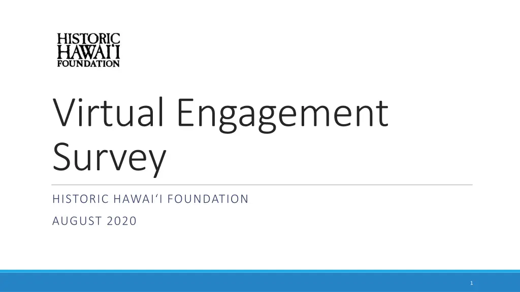 virtual engagement survey n.w