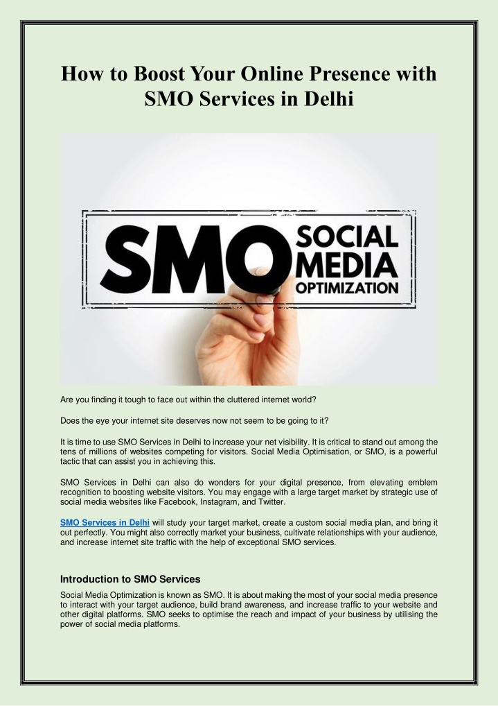 how to boost your online presence with n.w