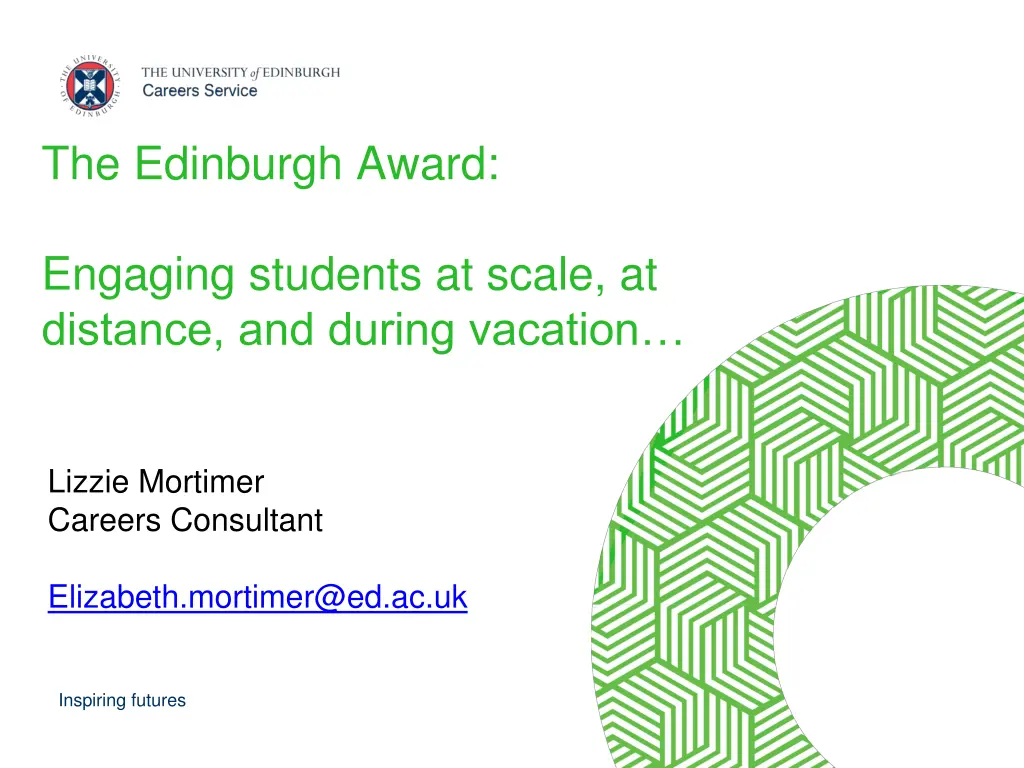 the edinburgh award n.w