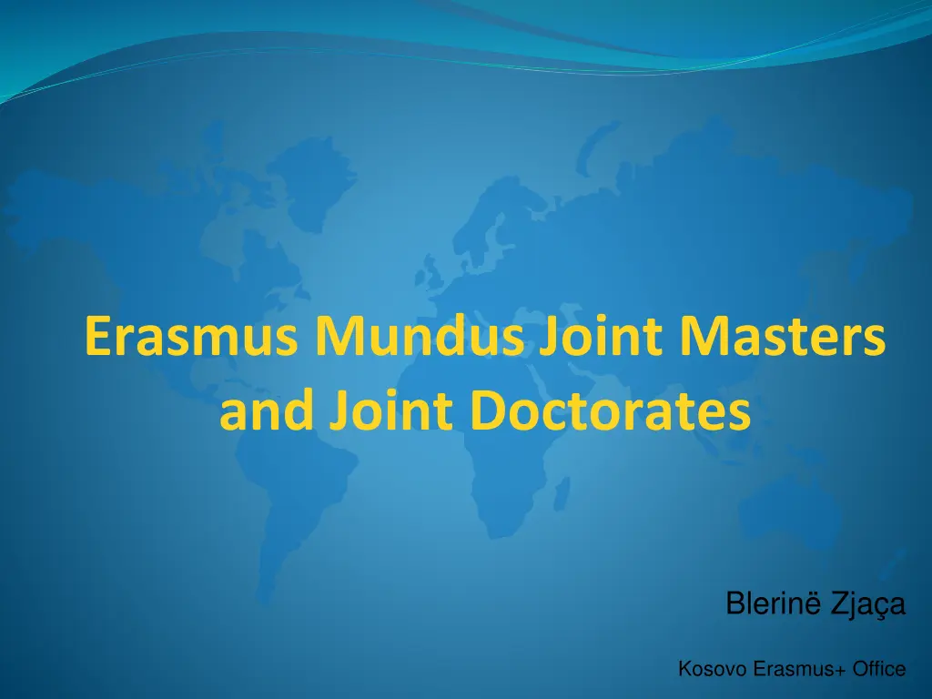 erasmus mundus joint masters and joint doctorates n.w