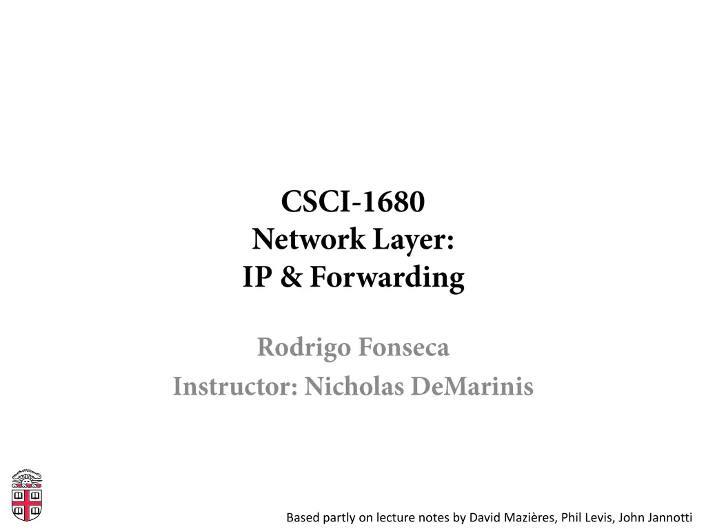 based partly on lecture notes by david mazi n.w
