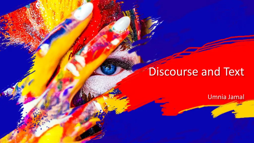 discourse and text n.w