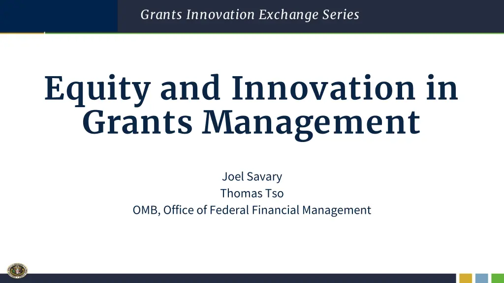 grants innovation exchange series n.w