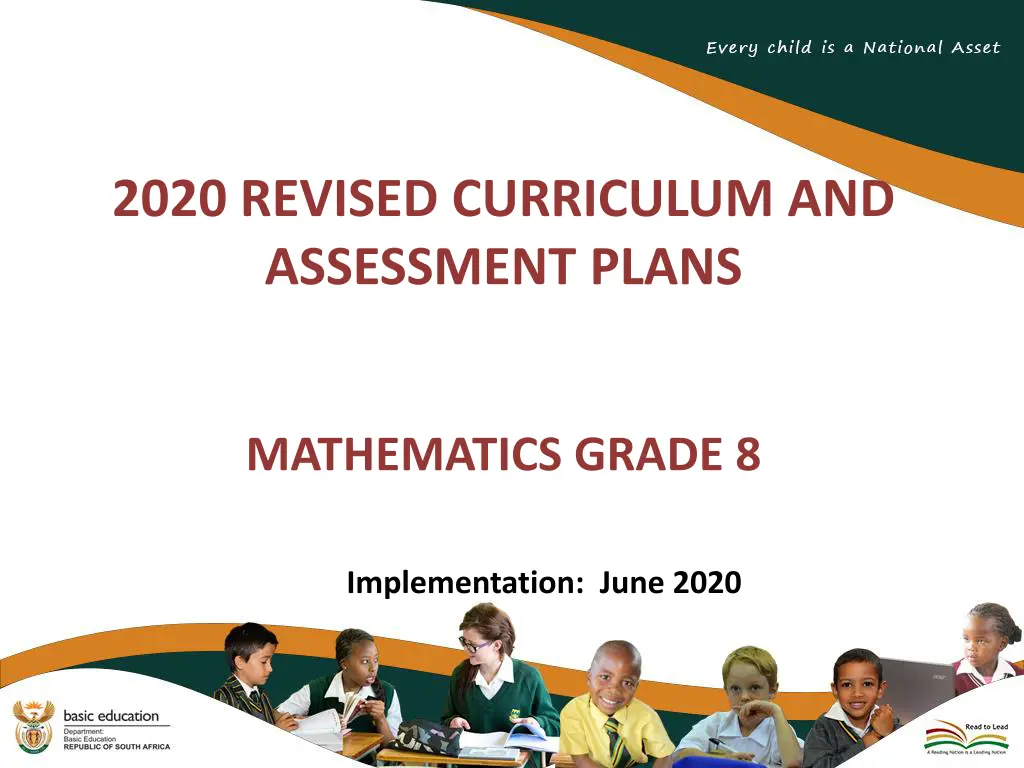 2020 revised curriculum and assessment plans n.w