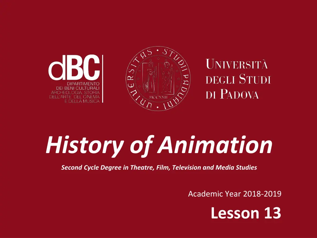 history of animation n.w