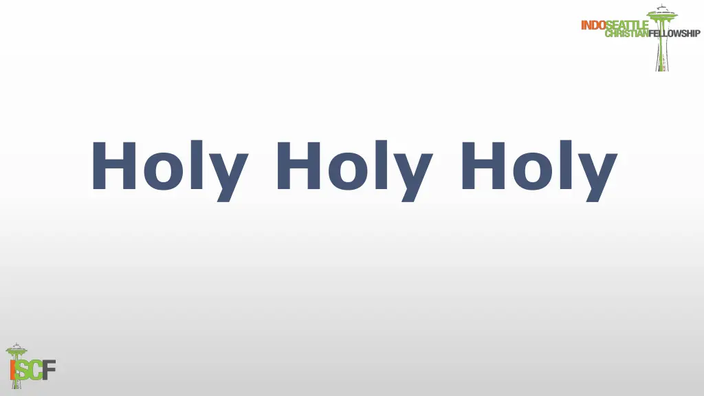 holy holy holy n.w