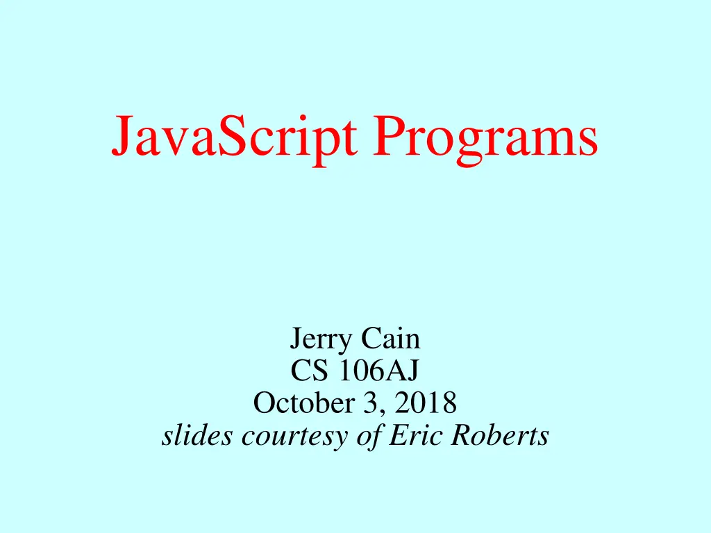 javascript programs n.w