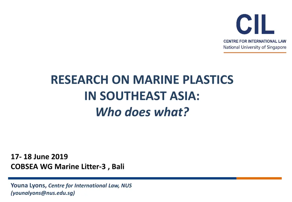 research on marine plastics in southeast asia n.w
