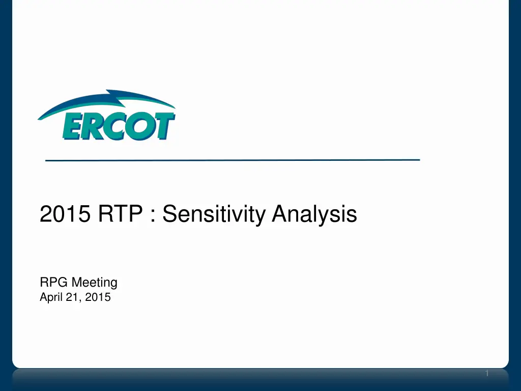 2015 rtp sensitivity analysis n.w