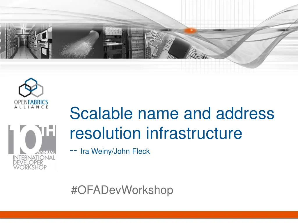 scalable name and address resolution n.w