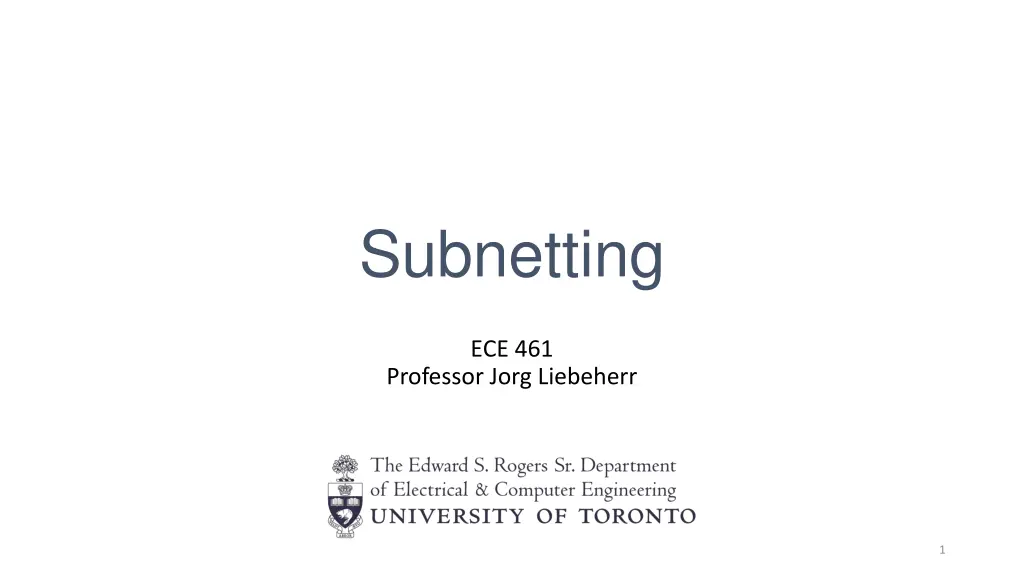 subnetting n.w