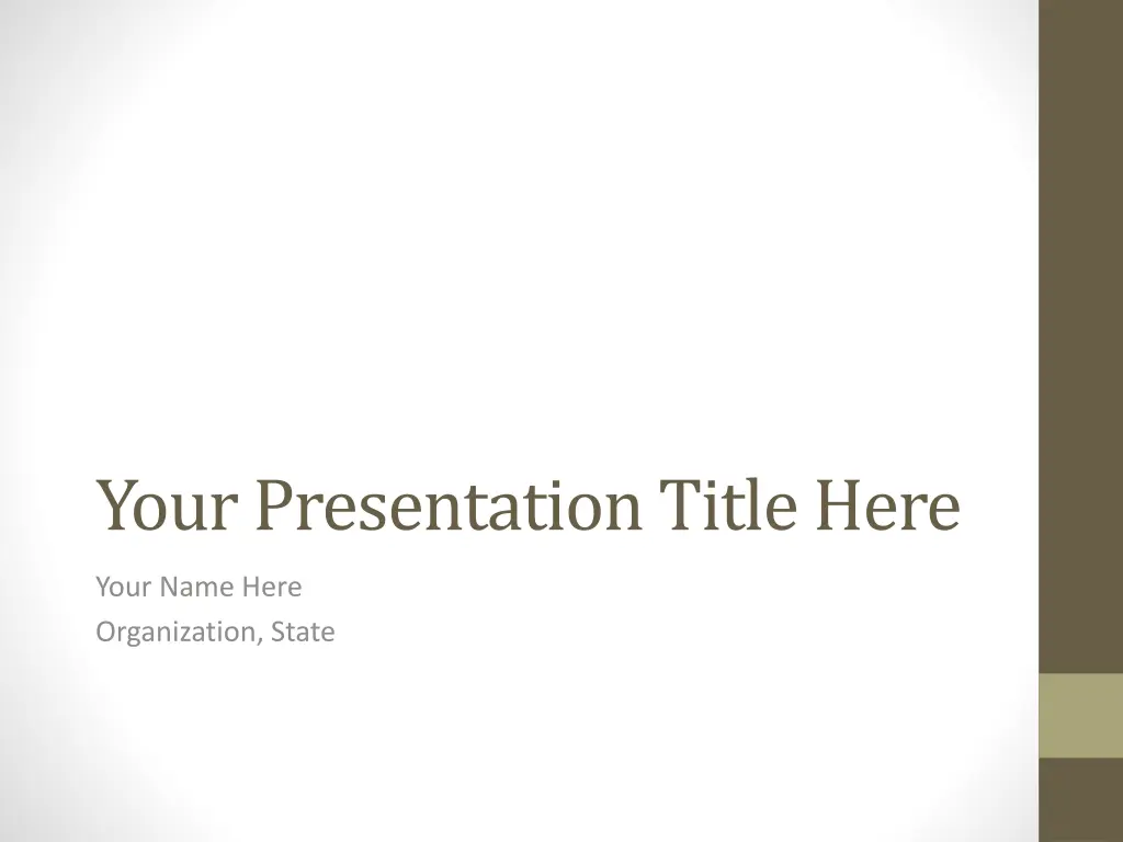 your presentation title here n.w