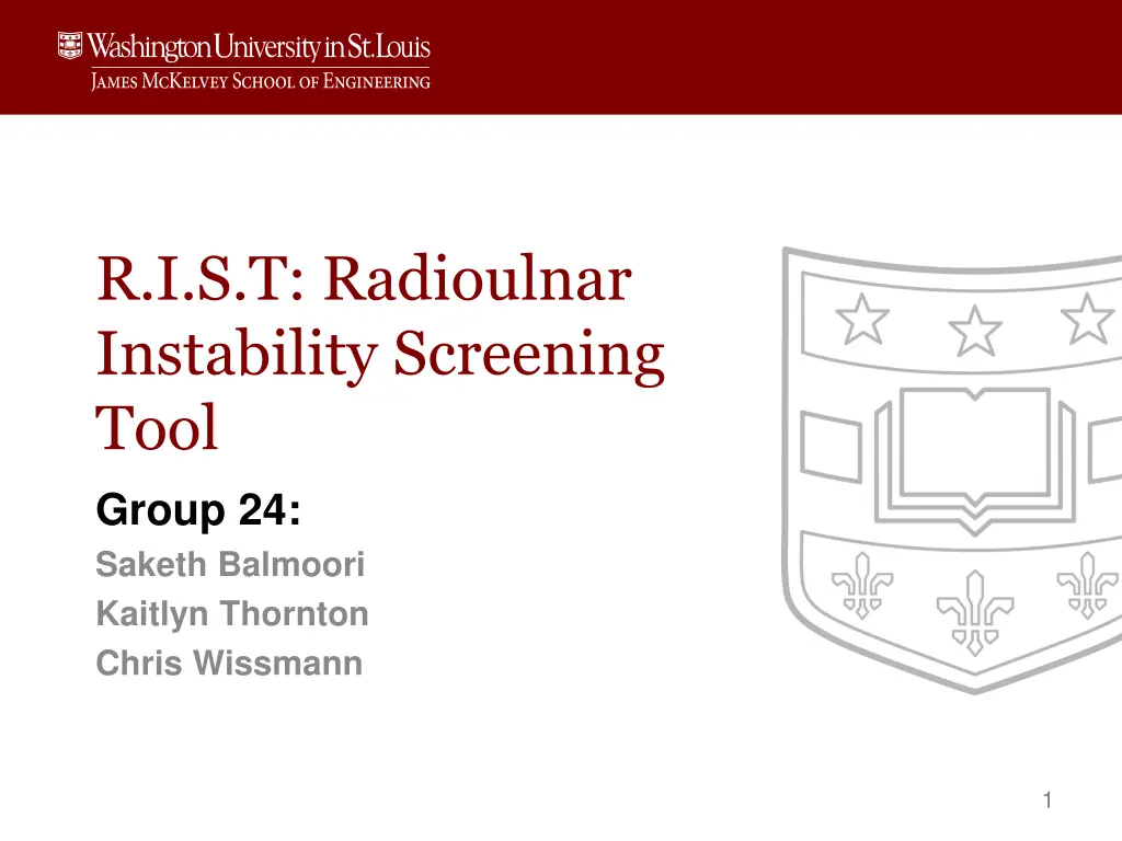 r i s t radioulnar instability screening tool n.w
