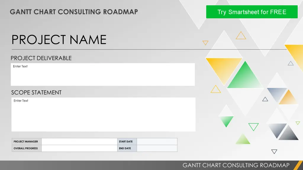 gantt chart consulting roadmap n.w