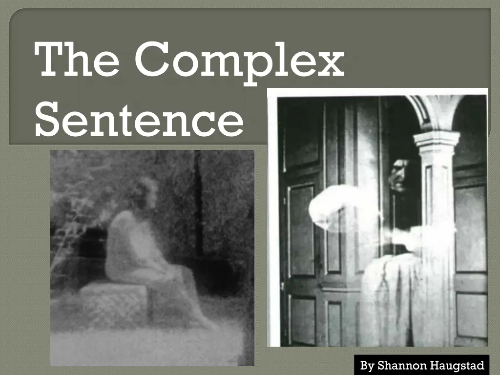 the complex sentence n.w