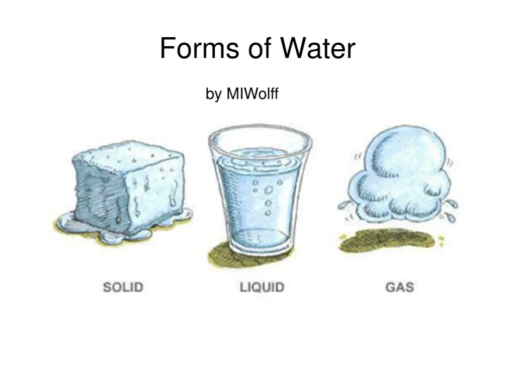 forms of water n.w