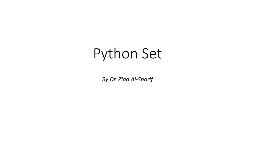 python set n.w