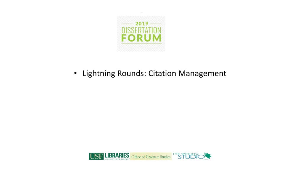lightning rounds citation management n.w
