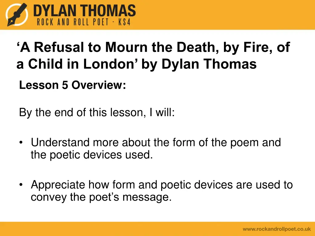 a refusal to mourn the death by fire of a child n.w