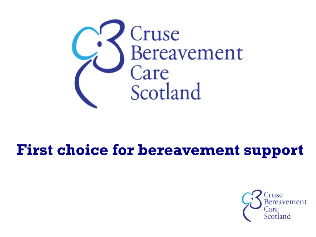 first choice for bereavement support n.w