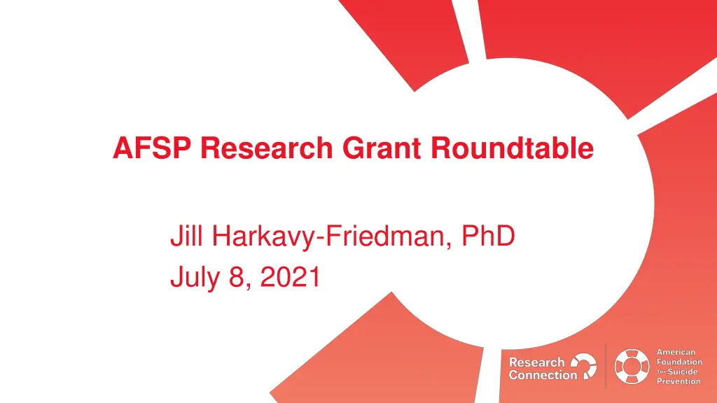 afsp research grant roundtable n.w