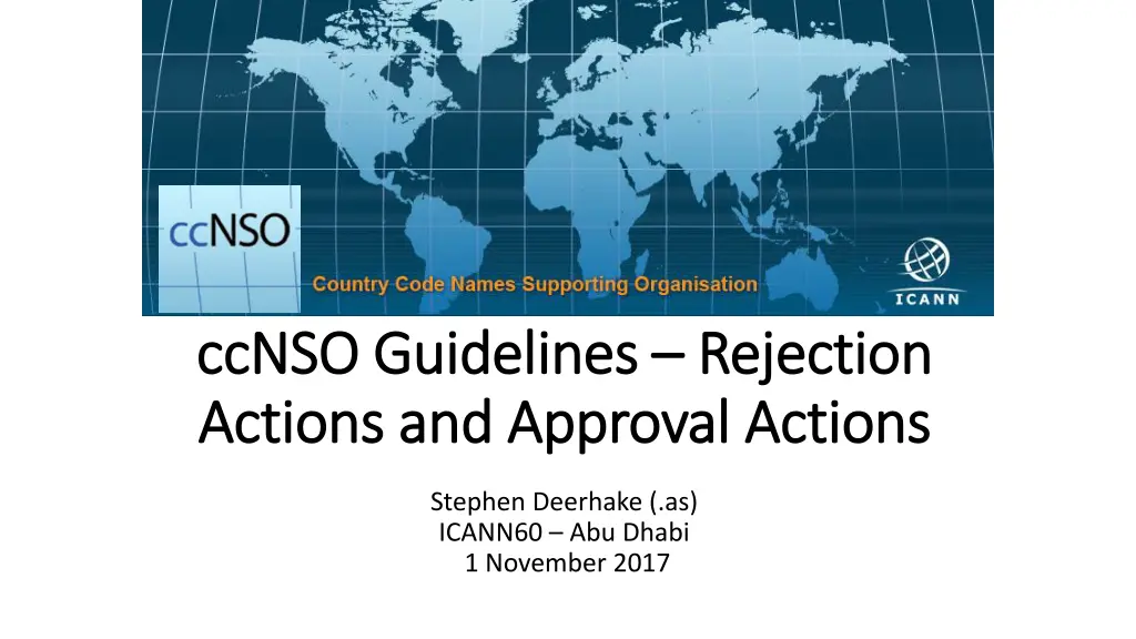 ccnso ccnso guidelines guidelines rejection n.w