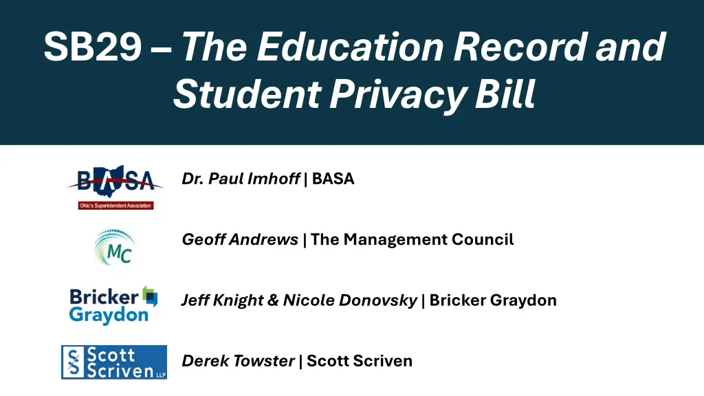 sb29 the education record and student privacy bill n.w