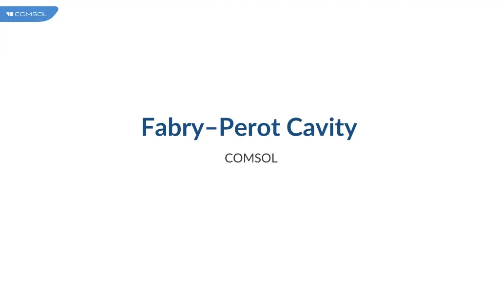 fabry perot cavity n.w