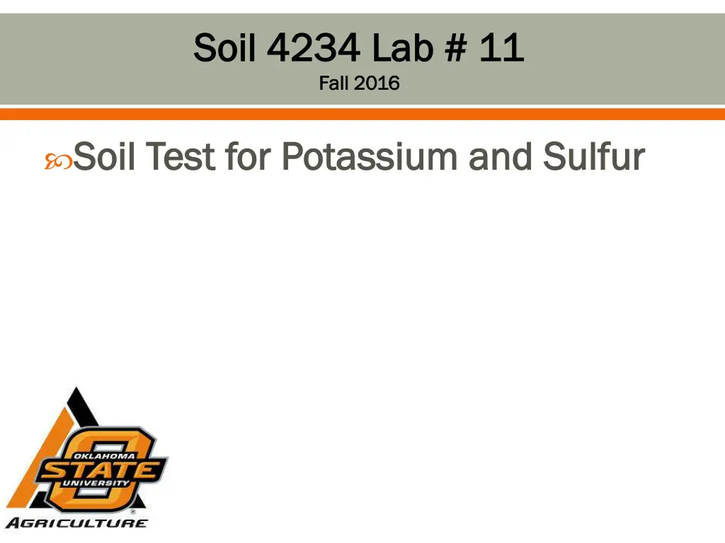 soil 4234 lab soil 4234 lab 11 fall 2016 fall 2016 n.w