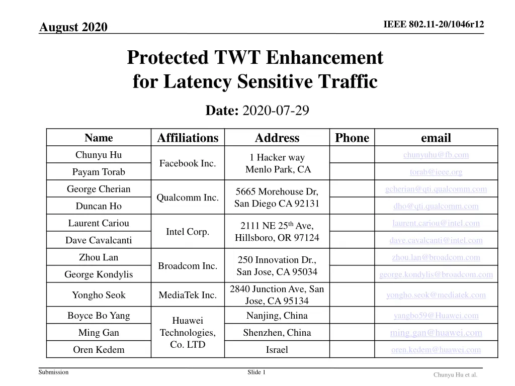 ieee 802 11 20 1046r12 n.w