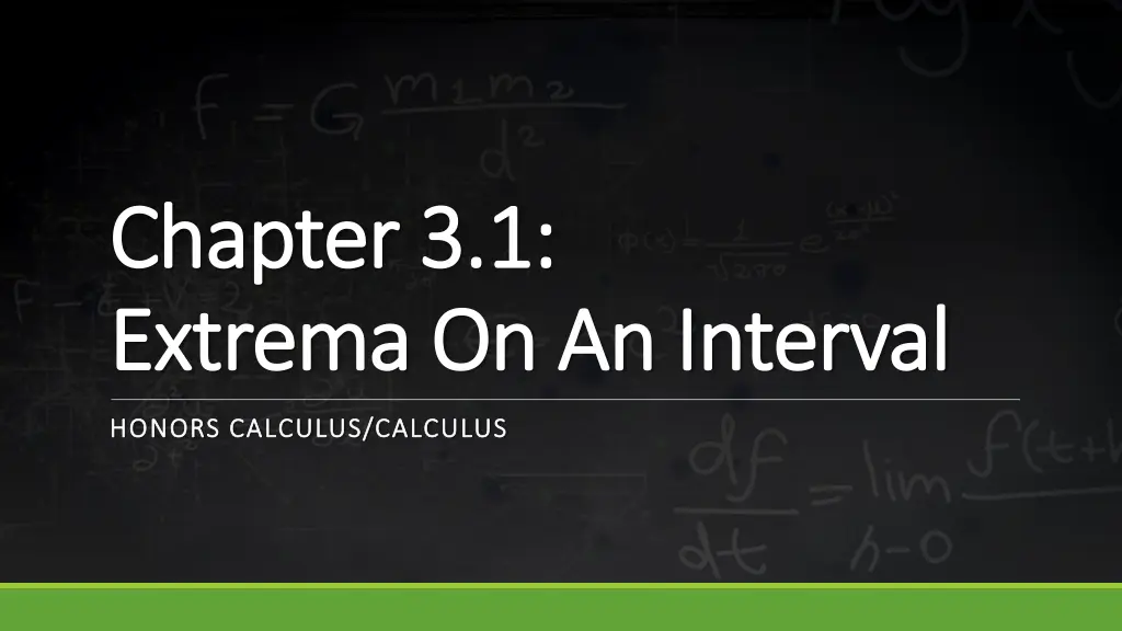 chapter chapter 3 3 1 extrema on an interval n.w